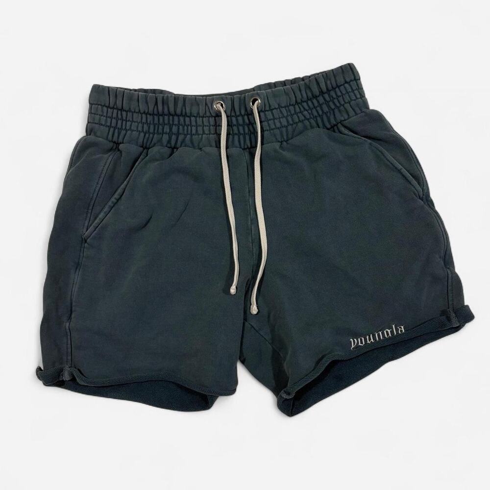 Youngla raw hem sweat shorts